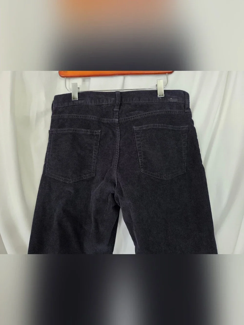 J. Crew Navy Corduroy Straight-Leg Pants Size 30W